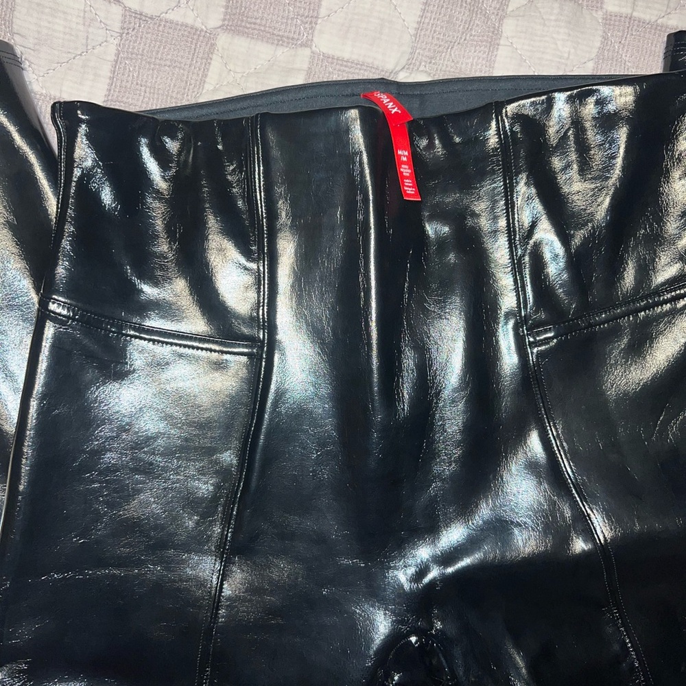 Spanx Patent Leather Leggings/Pants